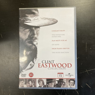 Clint Eastwood Collection 6DVD (VG+/M-) -toiminta/western-